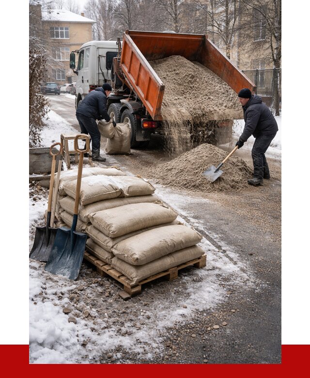 Противогололедные материалы оптом в Керчи от 4289 р. | ПРОНЕРУДКрч
