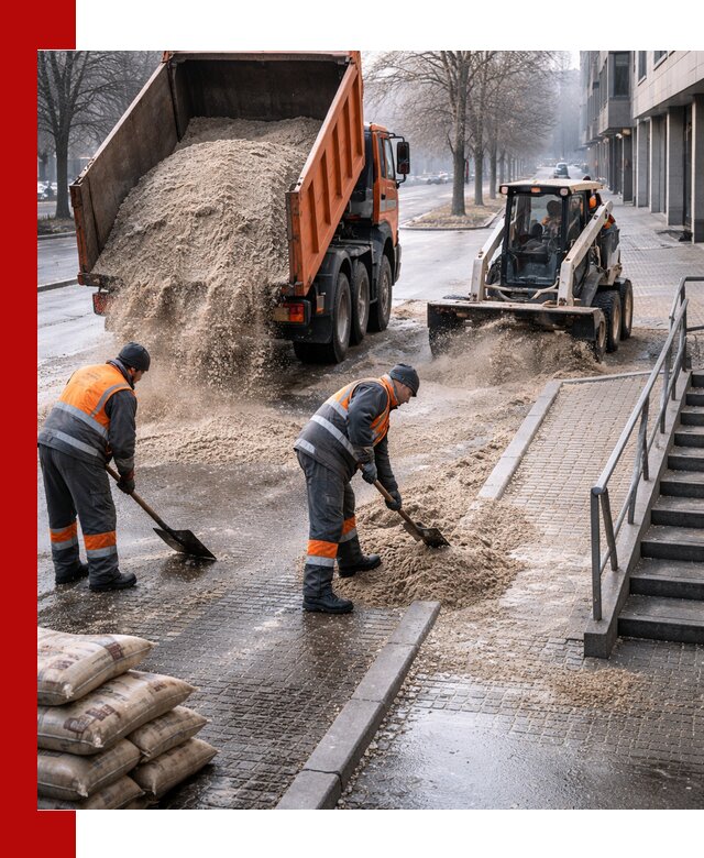 Поставка противогололедных материалов в Керчи