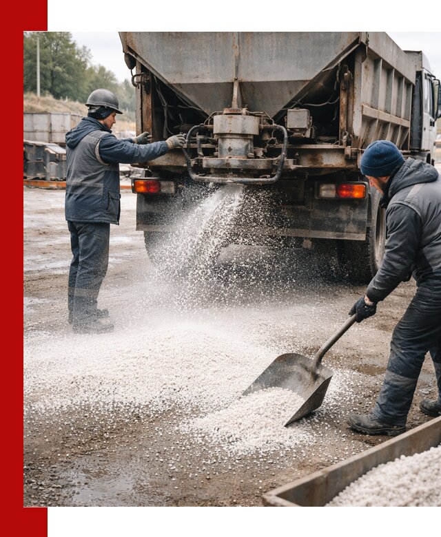 Доставка и продажа хлористого кальция в Керчи