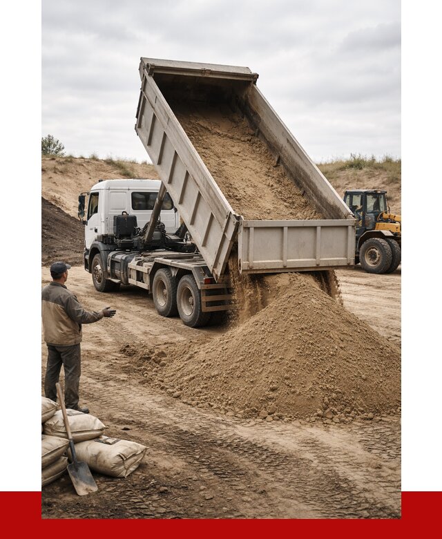 Доставка самосвалом 20 кубов в Керчи от 7659 р. | ПРОНЕРУДКрч