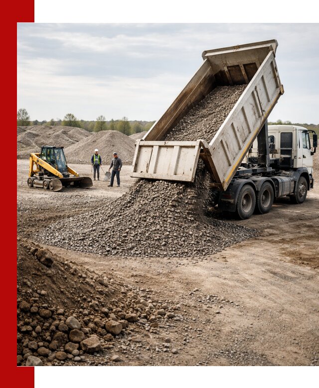 Доставка самосвалом 25 м³ в Керчи быстро и надежно