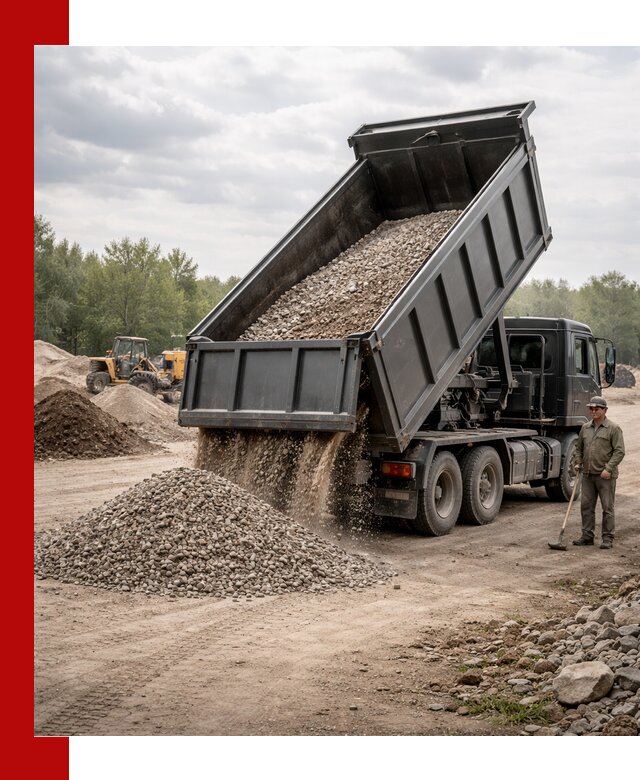 Доставка самосвалом 30 м3 по выгодным ценам в Керчи