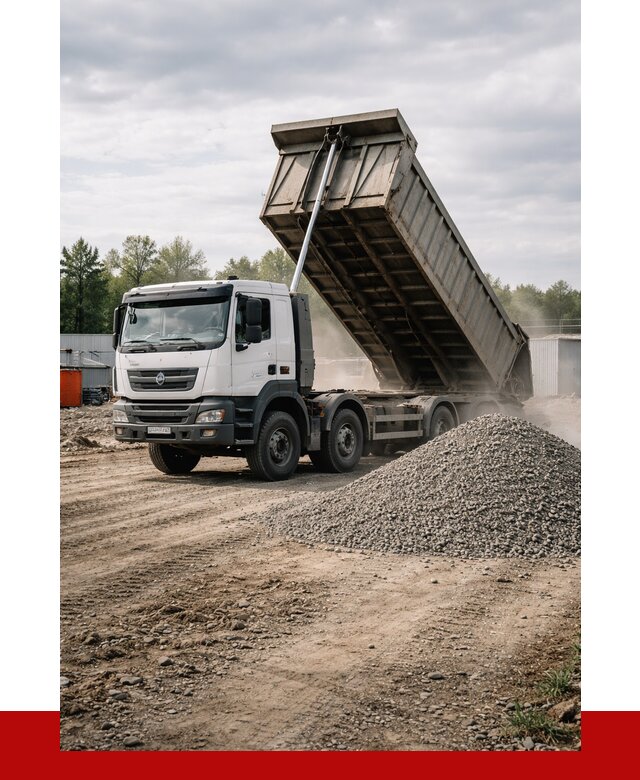 Доставка самосвалом 40 кубов в Керчи от 9191 р. | ПРОНЕРУДКрч