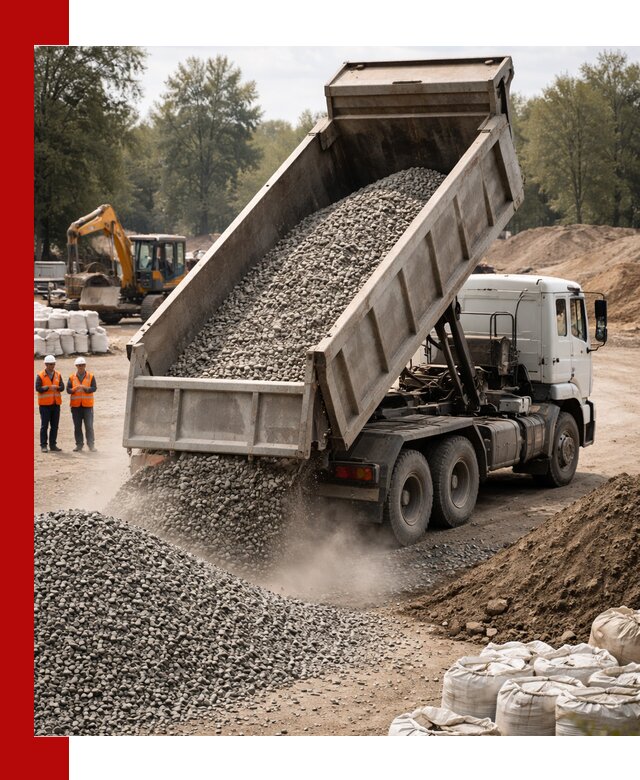 Аренда самосвала в Керчи для доставки сыпучих и нерудных материалов