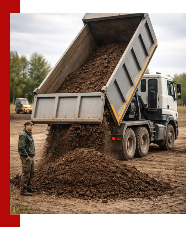 Аренда самосвала с водителем в Керчи для сыпучих грузов и навоза