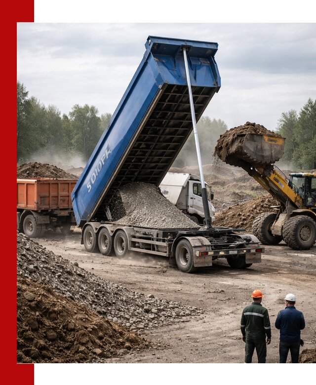 Аренда тонар 40 тонн в Керчи с доставкой материалов