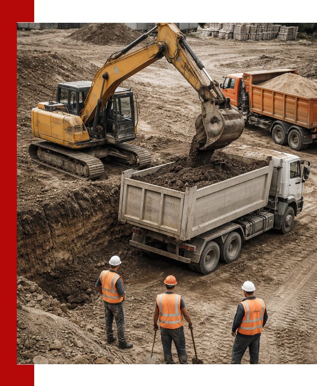 Разработка грунта для строительства и благоустройства в Керчи