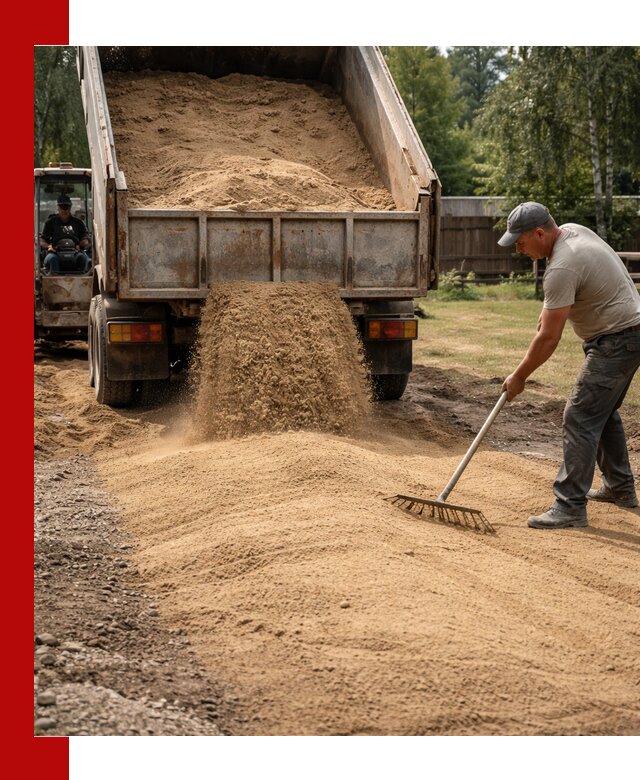 Отсыпка участка песком в Керчи быстро и качественно