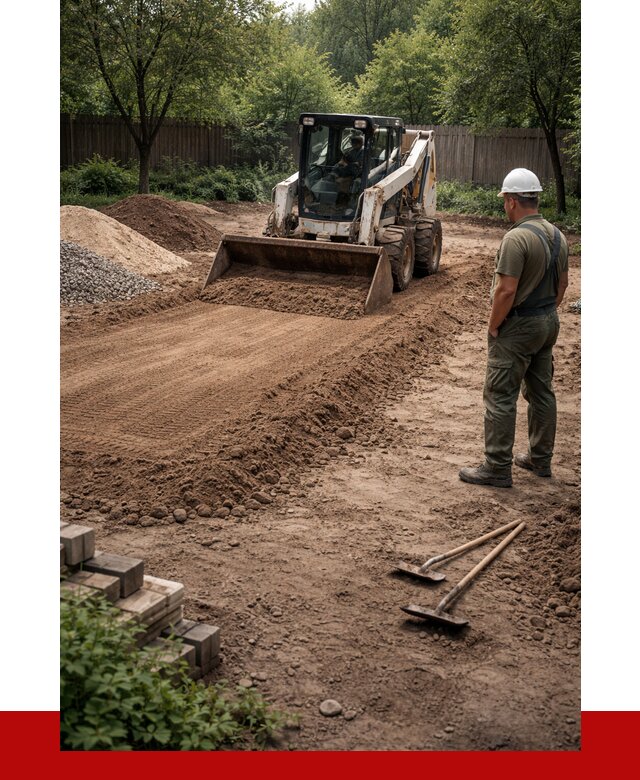 Выравнивание участка под ключ в Керчи от 3574 р. | ПРОНЕРУДКрч